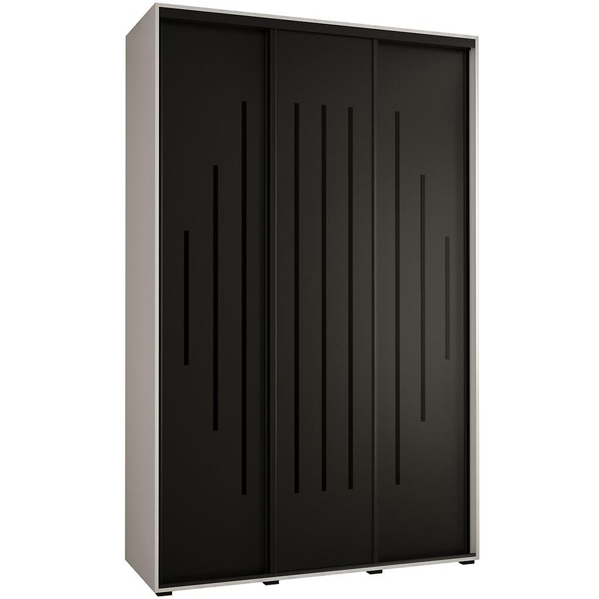 Skříň 45 Canaris 12 160 bílá/černá/černá Baumax