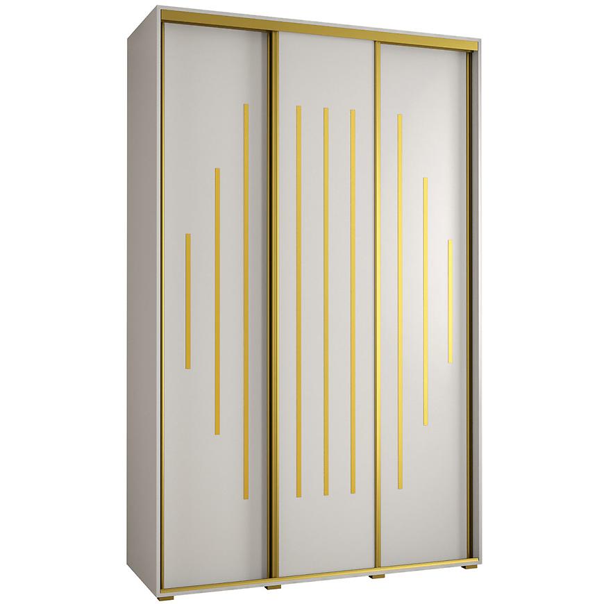 Skříň 45 Canaris 12 160 bílá/gold Baumax