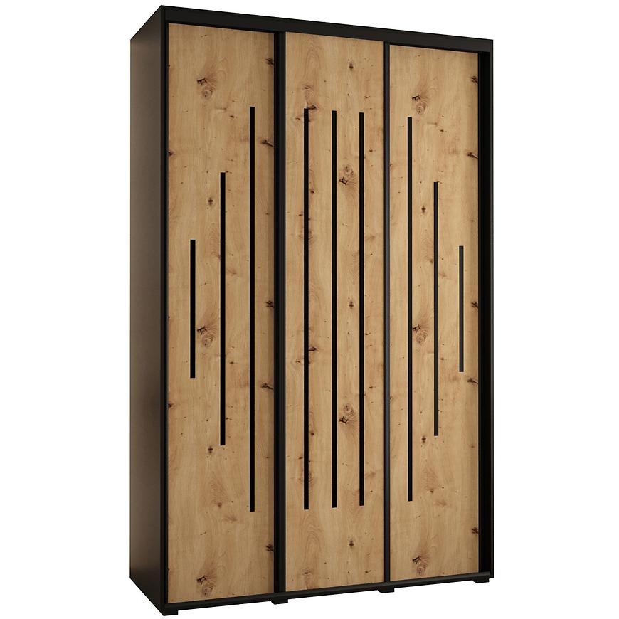 Skříň 45 Canaris 12 160 černá/artisan/černá Baumax