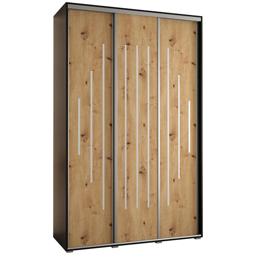 Skříň 45 Canaris 12 160 černá/artisan/silver Baumax