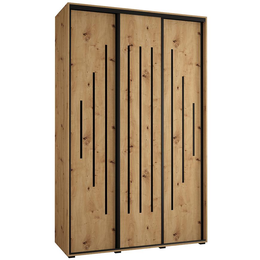 Skříň 45 Canaris 12 170 artisan/černá Baumax