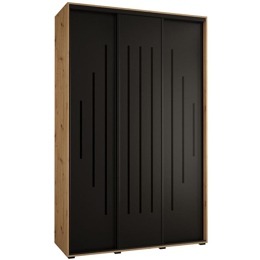 Skříň 45 Canaris 12 170 artisan/černá/černá Baumax