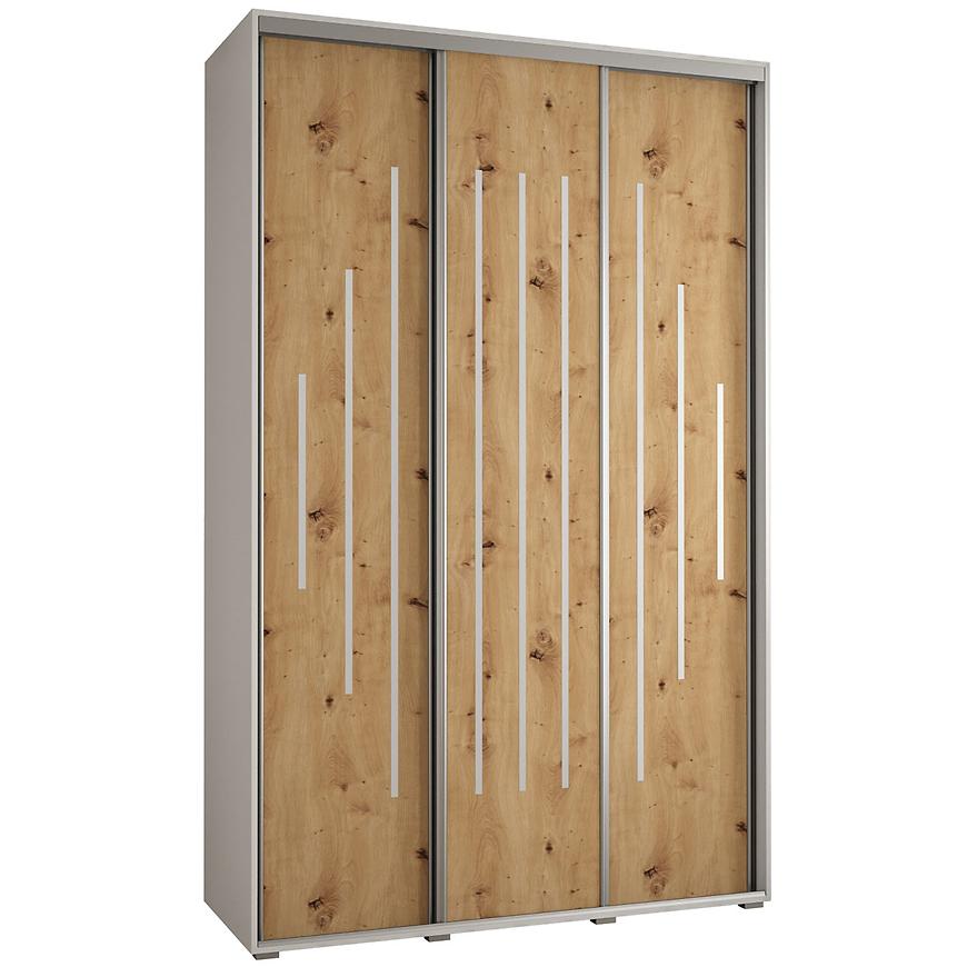 Skříň 45 Canaris 12 170 bílá/artisan/silver Baumax