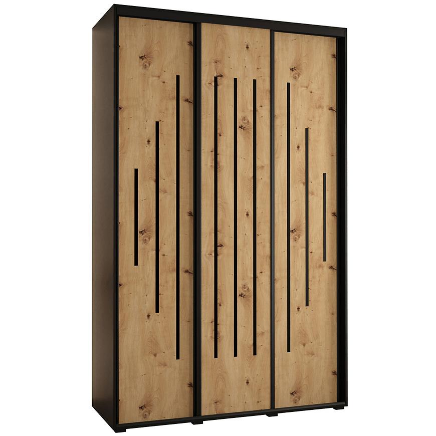 Skříň 45 Canaris 12 170 černá/artisan/černá Baumax