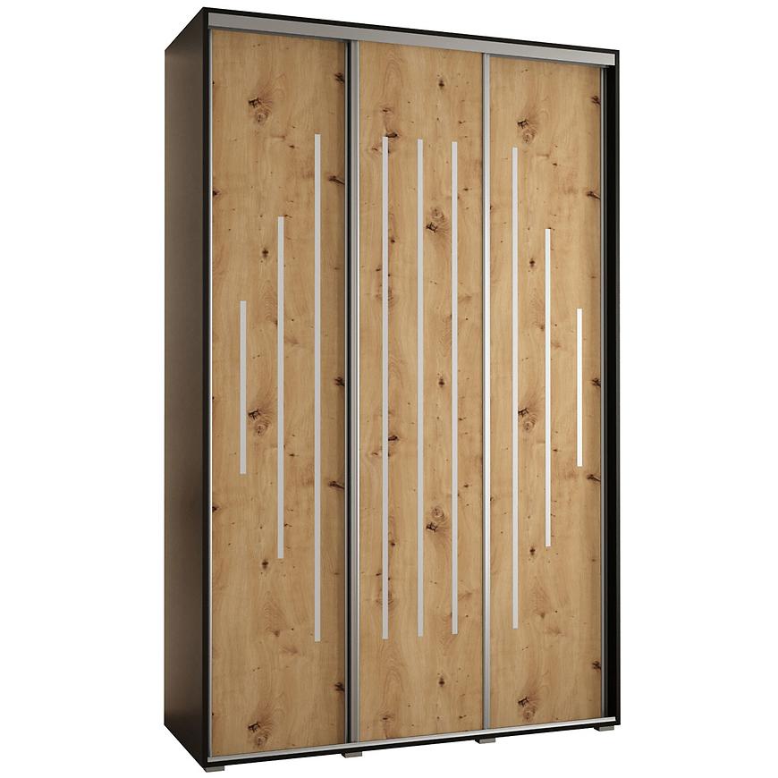 Skříň 45 Canaris 12 170 černá/artisan/silver Baumax