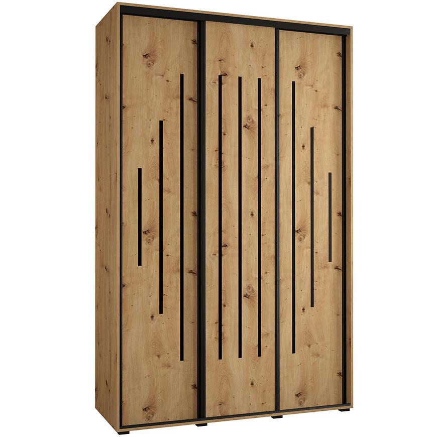 Skříň 45 Canaris 12 180 artisan/černá Baumax