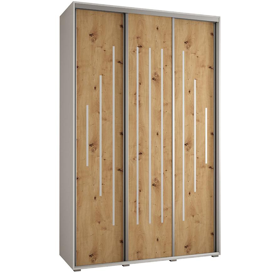 Skříň 45 Canaris 12 180 bílá/artisan/silver Baumax