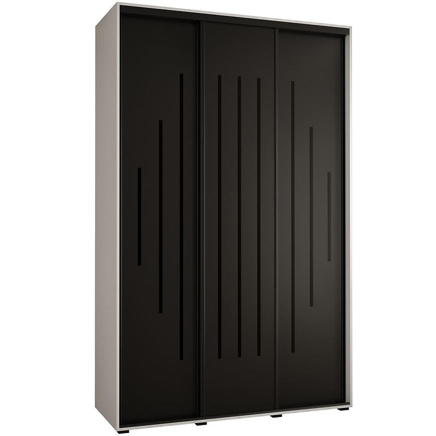 Skříň 45 Canaris 12 180 bílá/černá/černá Baumax