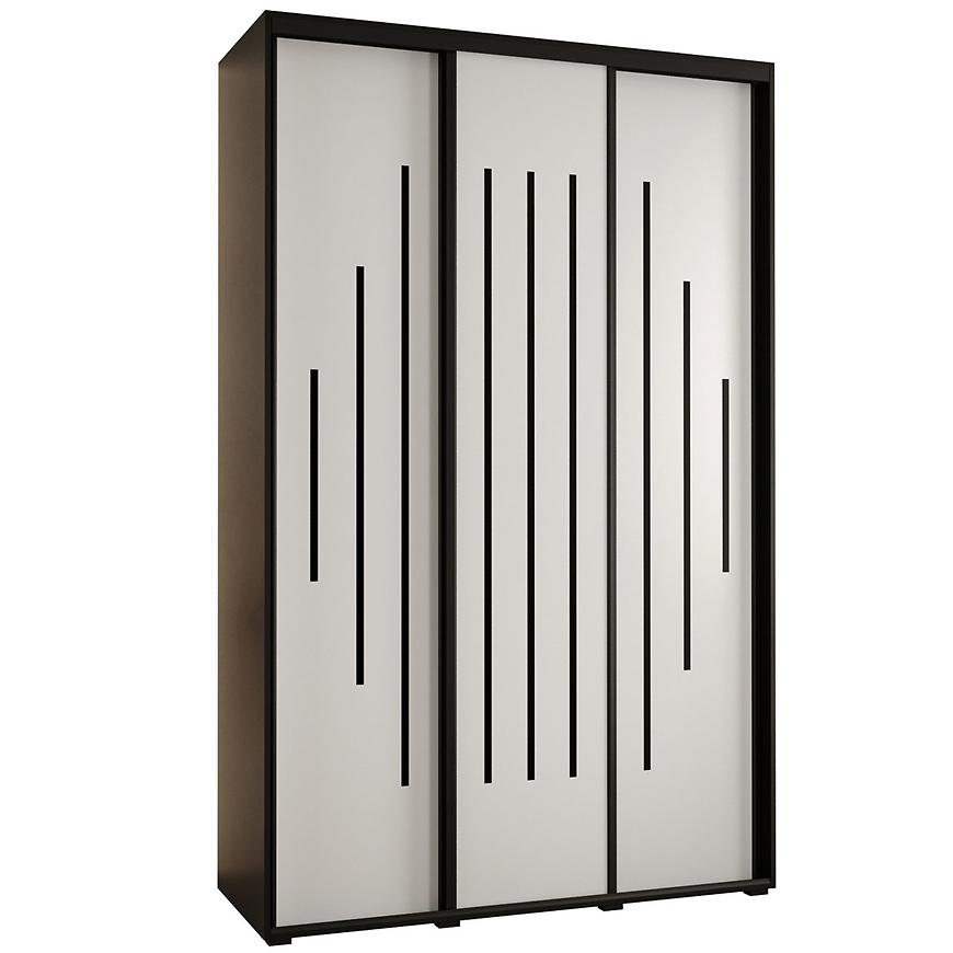 Skříň 45 Canaris 12 180 černá/bílá/černá Baumax