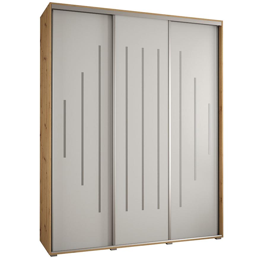 Skříň 45 Canaris 12 190 artisan/bílá/silver Baumax