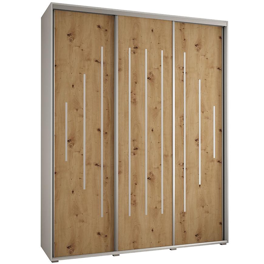 Skříň 45 Canaris 12 190 bílá/artisan/silver Baumax