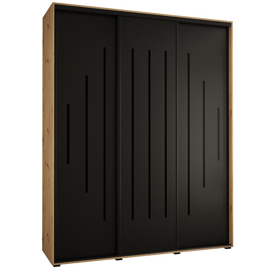 Skříň 45 Canaris 12 200 artisan/černá/černá Baumax