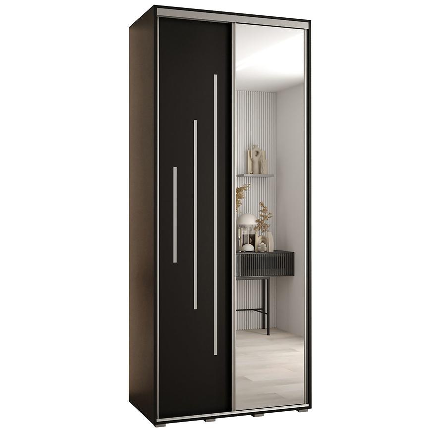 Skříň 45 Canaris 13 100 černá/silver Baumax