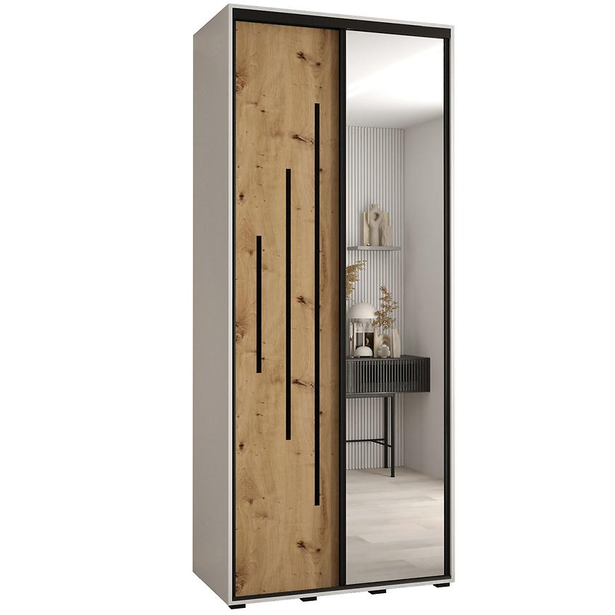 Skříň 45 Canaris 13 110 bílá/artisan/černá Baumax