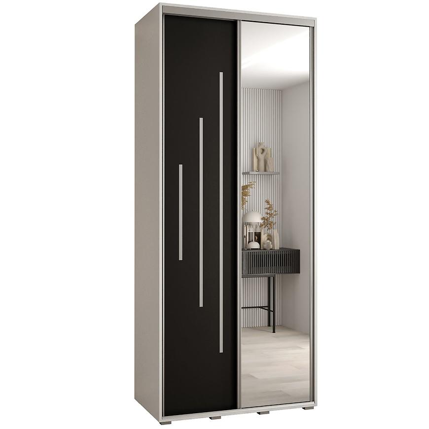 Skříň 45 Canaris 13 110 bílá/černá/silver Baumax