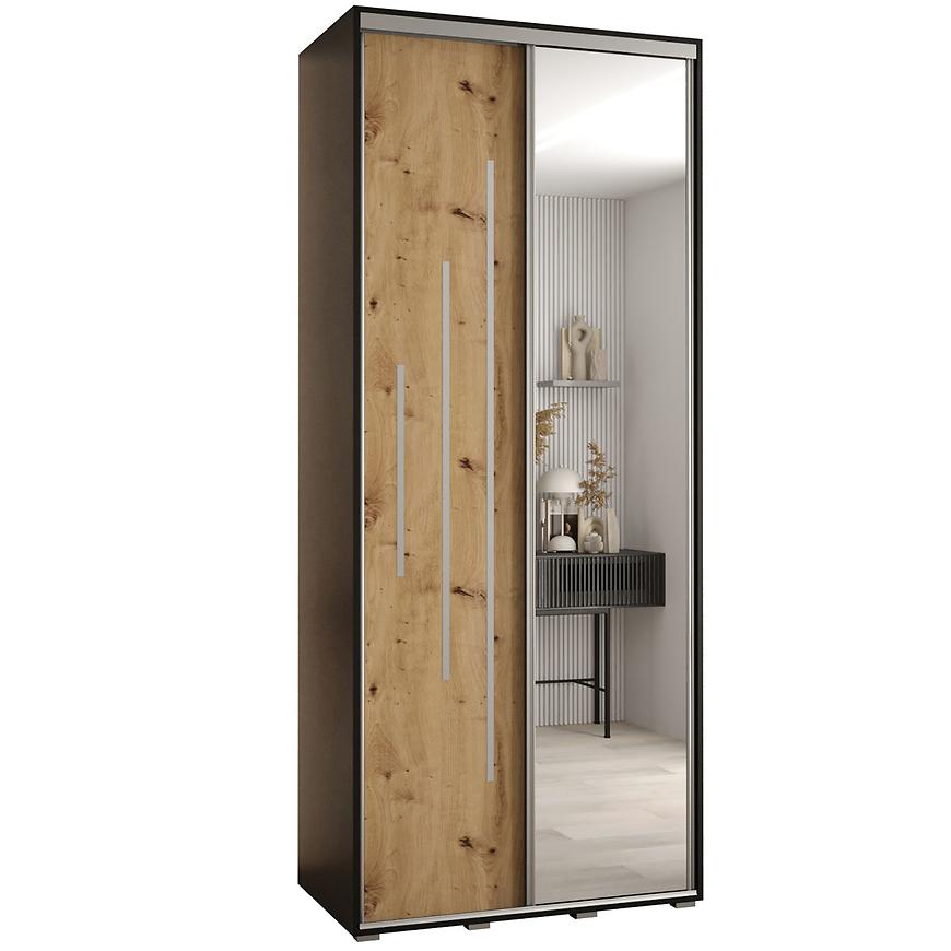 Skříň 45 Canaris 13 110 černá/artisan/silver Baumax