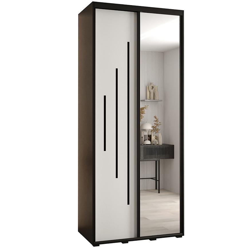 Skříň 45 Canaris 13 110 černá/bílá/černá Baumax