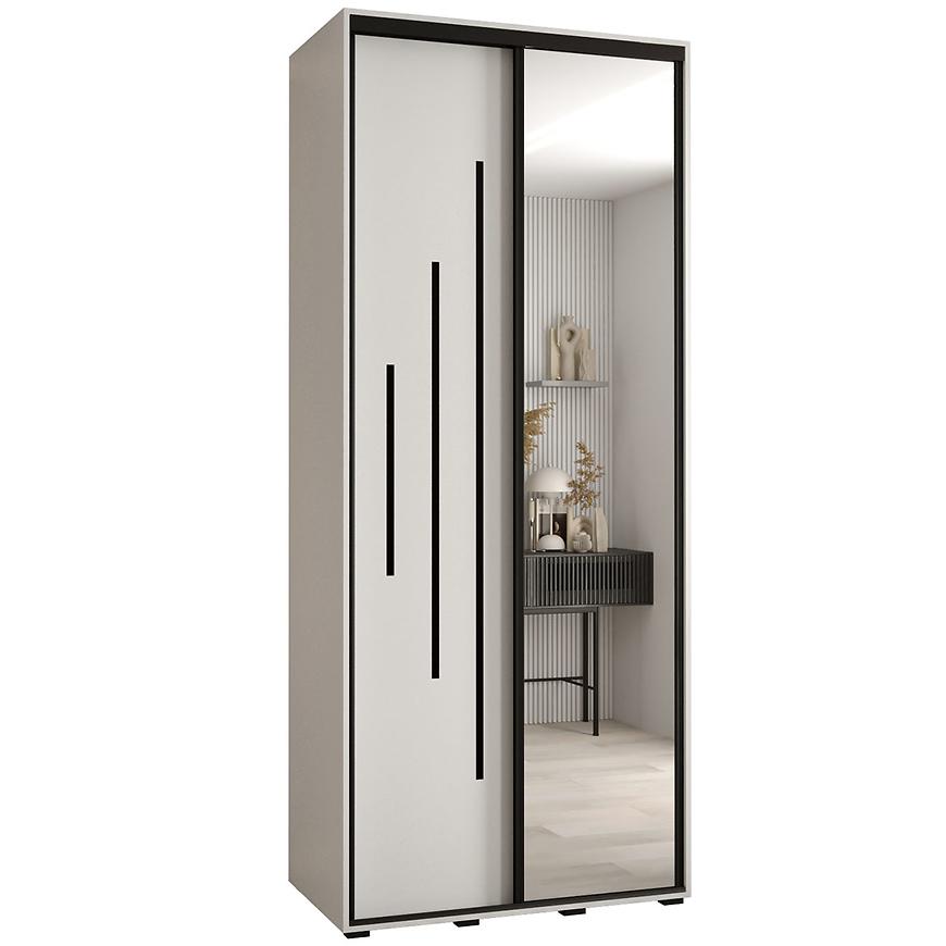 Skříň 45 Canaris 13 120 bílá/černá Baumax