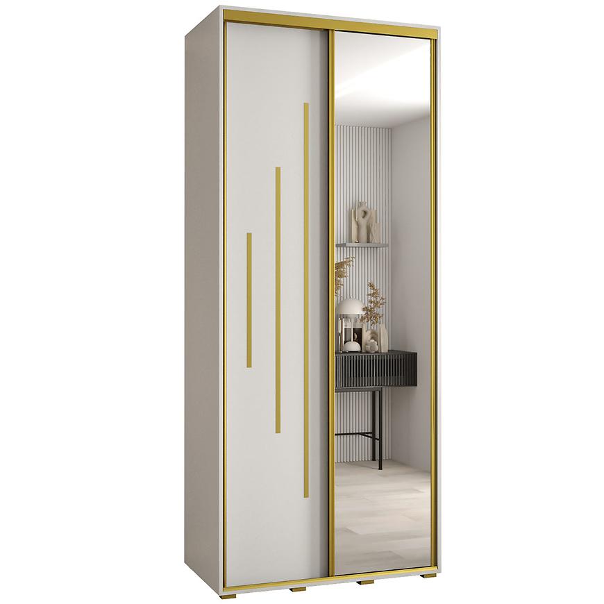 Skříň 45 Canaris 13 120 bílá/gold Baumax