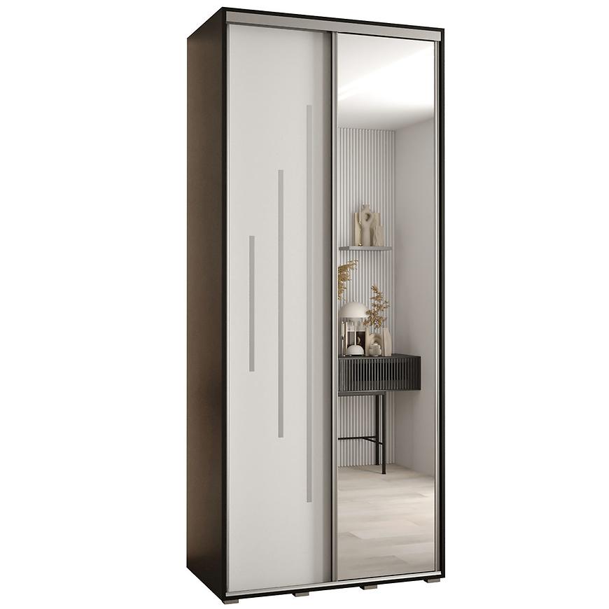 Skříň 45 Canaris 13 120 černá/bílá/silver Baumax