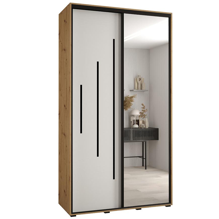 Skříň 45 Canaris 13 130 artisan/bílá/černá Baumax