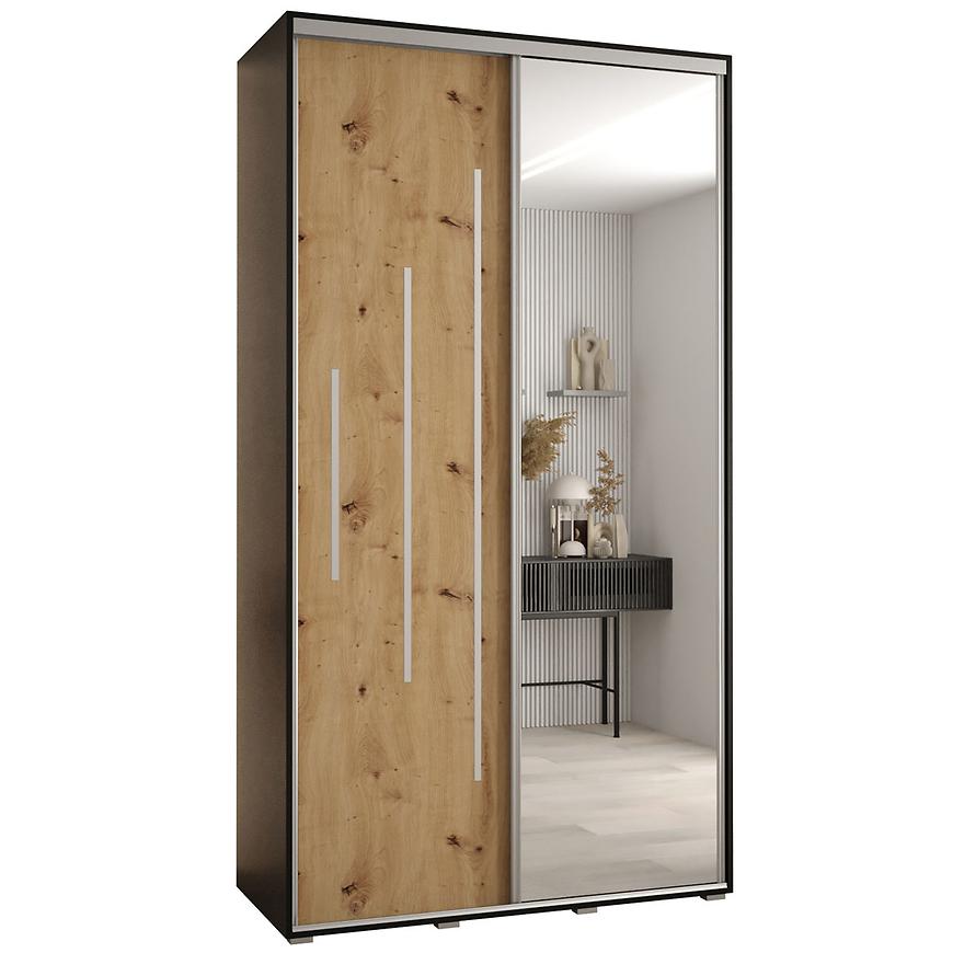 Skříň 45 Canaris 13 130 černá/artisan/silver Baumax