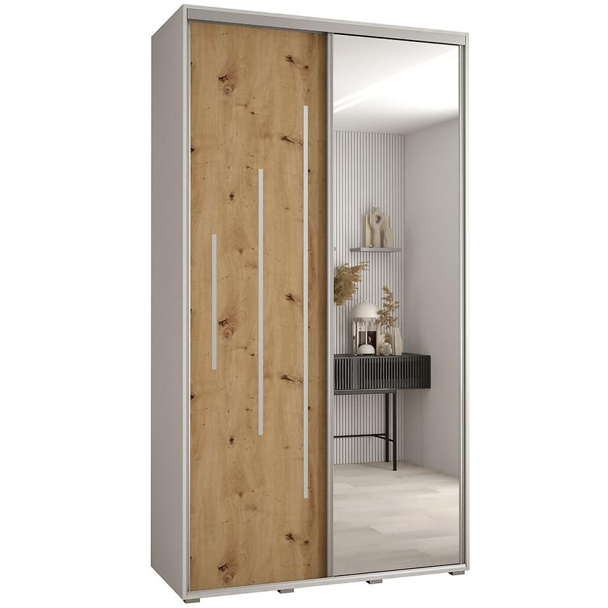 Skříň 45 Canaris 13 140 bílá/artisan/silver Baumax