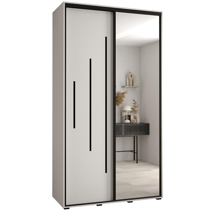 Skříň 45 Canaris 13 140 bílá/černá Baumax