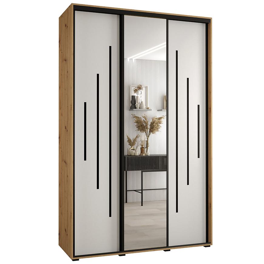 Skříň 45 Canaris 13 160 artisan/bílá/černá Baumax