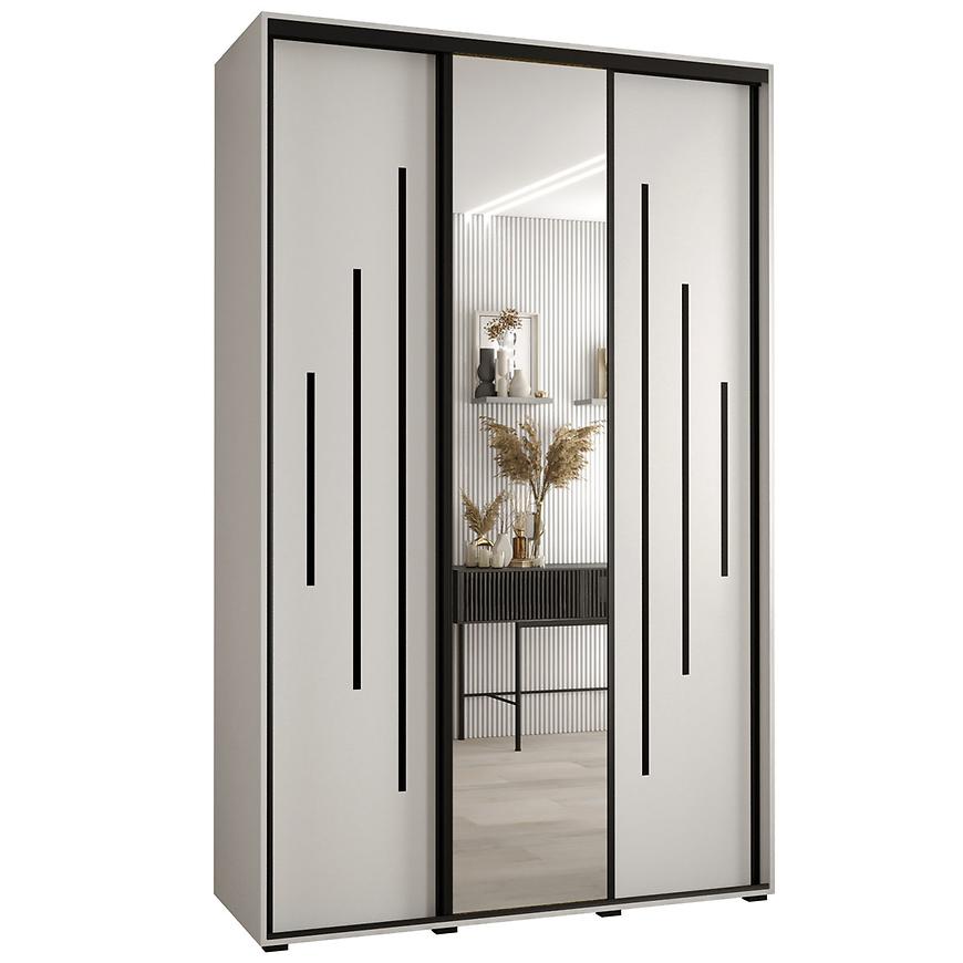 Skříň 45 Canaris 13 160 bílá/černá Baumax