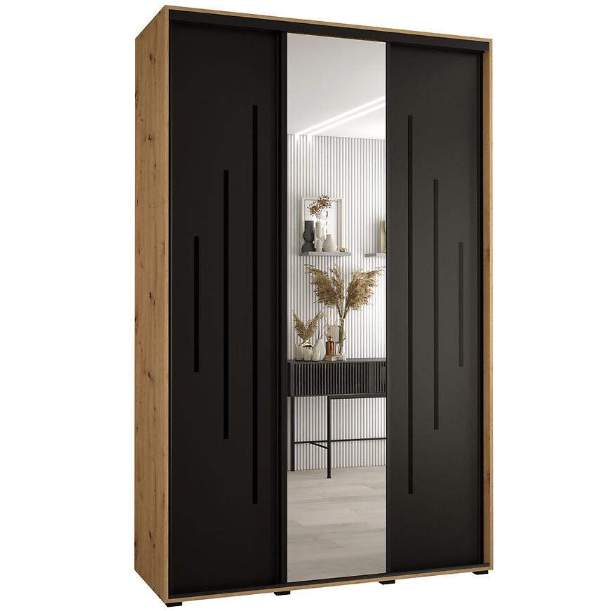 Skříň 45 Canaris 13 180 artisan/černá/černá Baumax