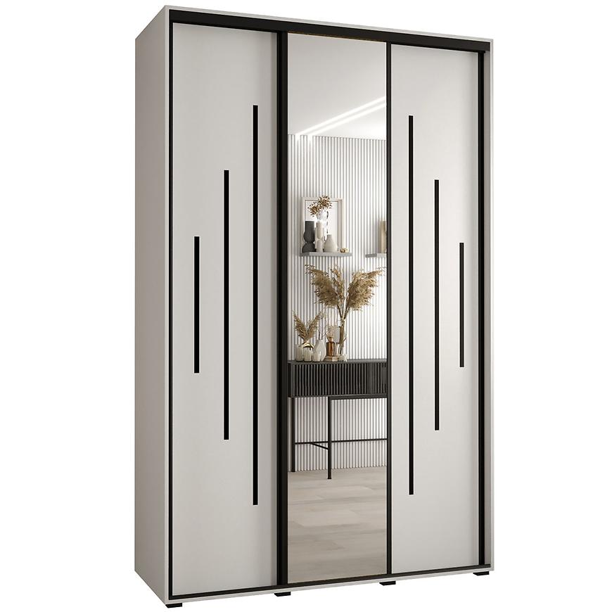 Skříň 45 Canaris 13 180 bílá/černá Baumax