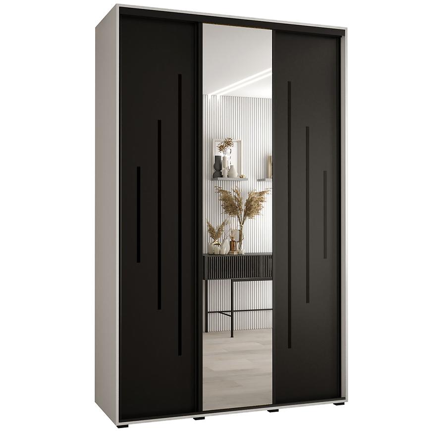 Skříň 45 Canaris 13 180 bílá/černá/černá Baumax