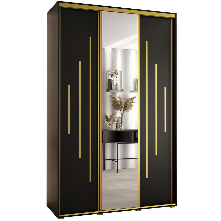 Skříň 45 Canaris 13 180 černá/gold Baumax