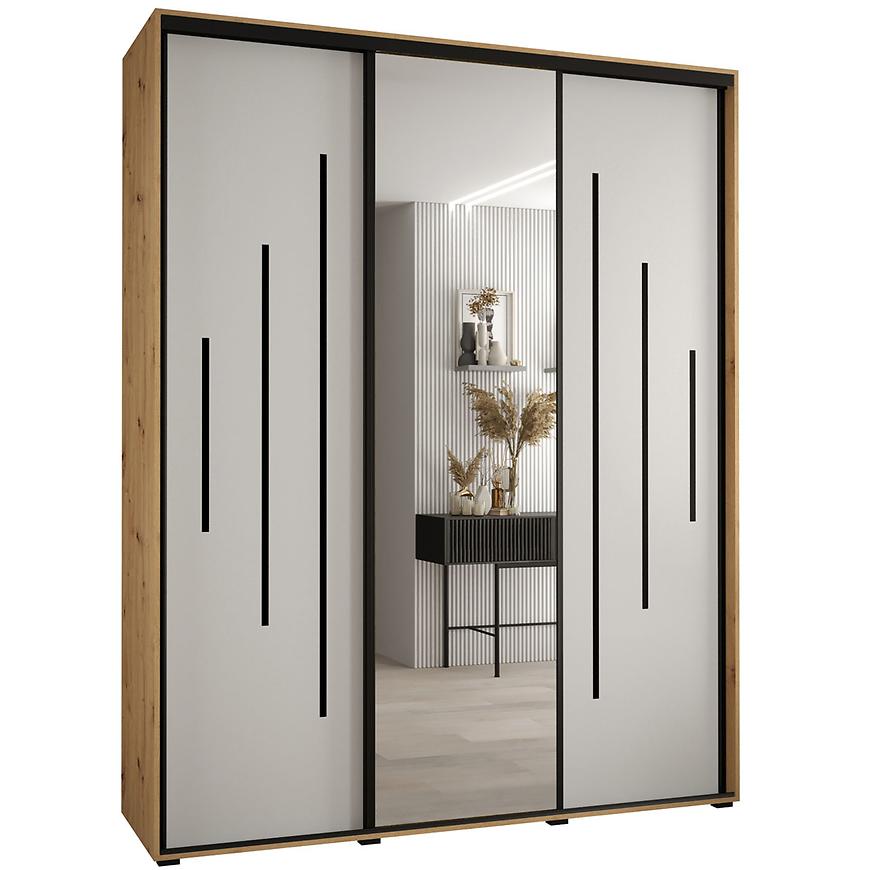 Skříň 45 Canaris 13 190 artisan/bílá/černá Baumax