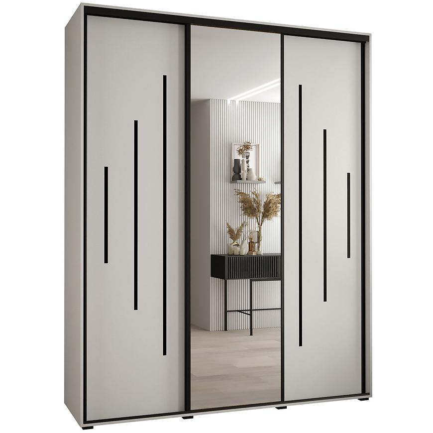 Skříň 45 Canaris 13 200 bílá/černá Baumax