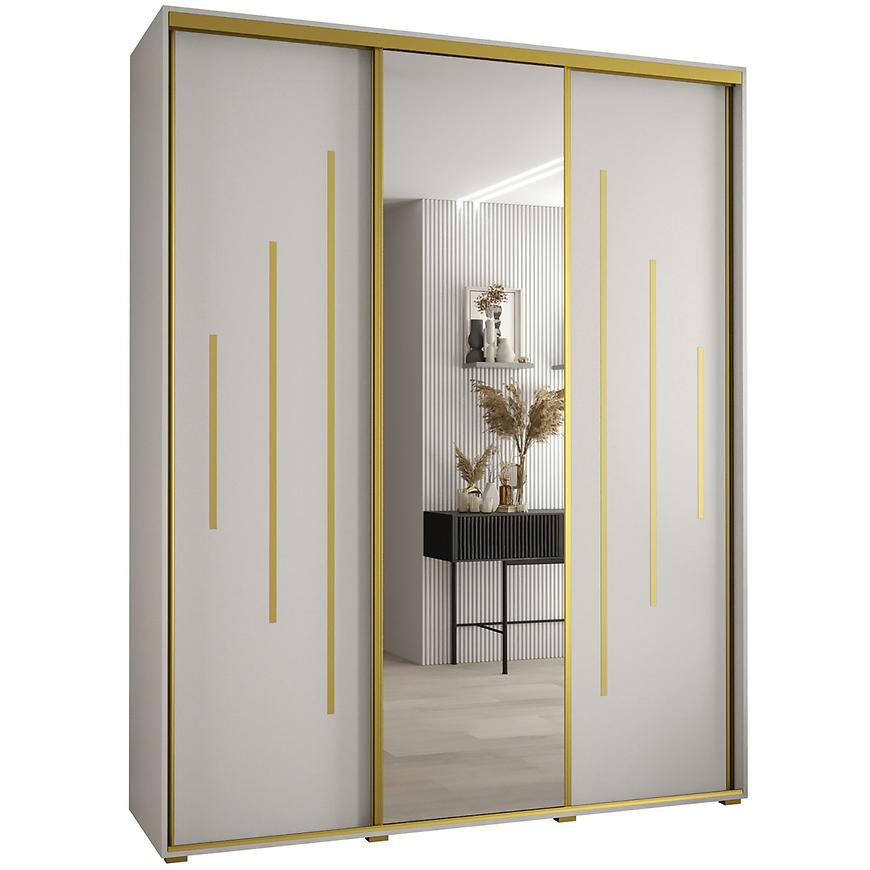 Skříň 45 Canaris 13 200 bílá/gold Baumax