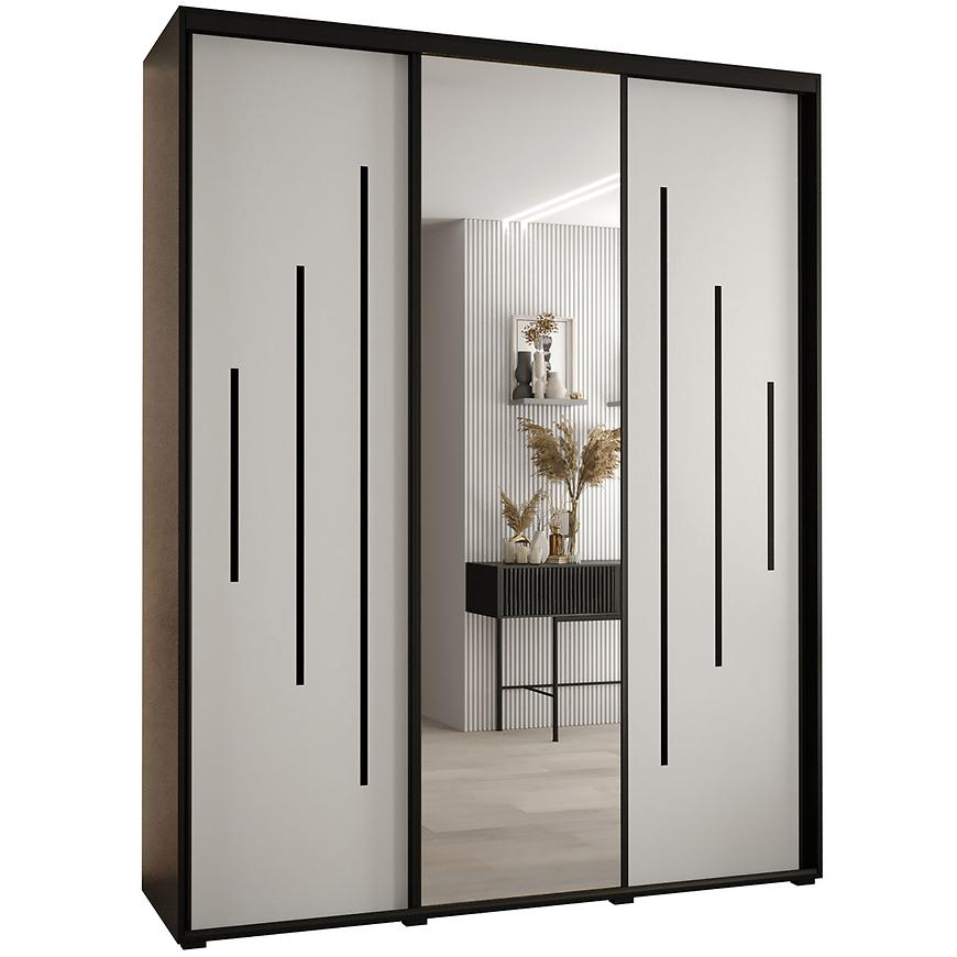 Skříň 45 Canaris 13 200 černá/bílá/černá Baumax