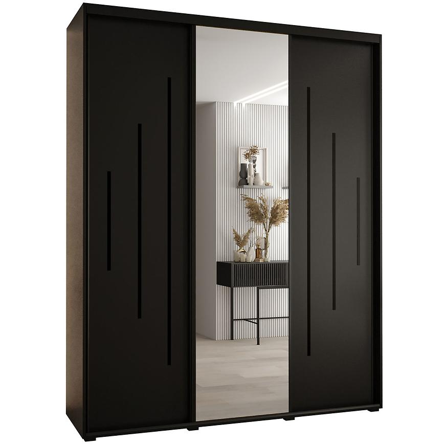 Skříň 45 Canaris 13 200 černá/černá Baumax