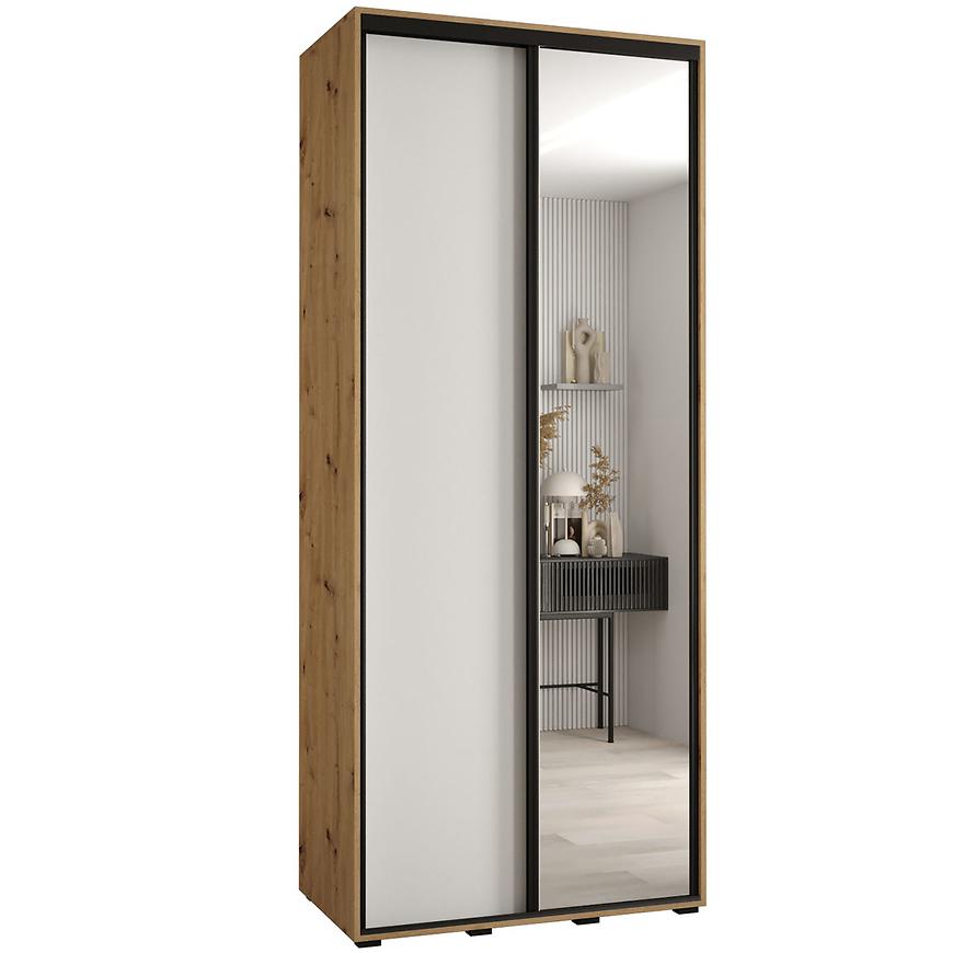 Skříň 45 Canaris 3 100 artisan/bílá/černá Baumax