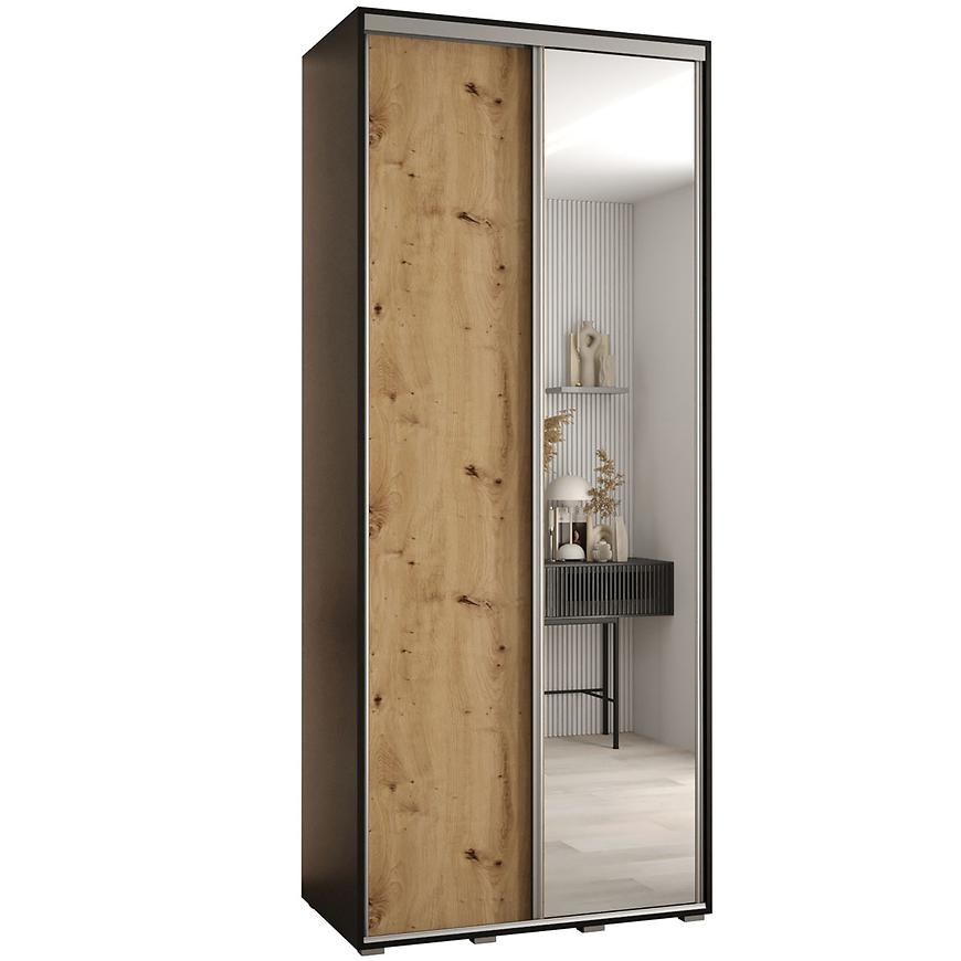 Skříň 45 Canaris 3 100 černá/artisan/silver Baumax