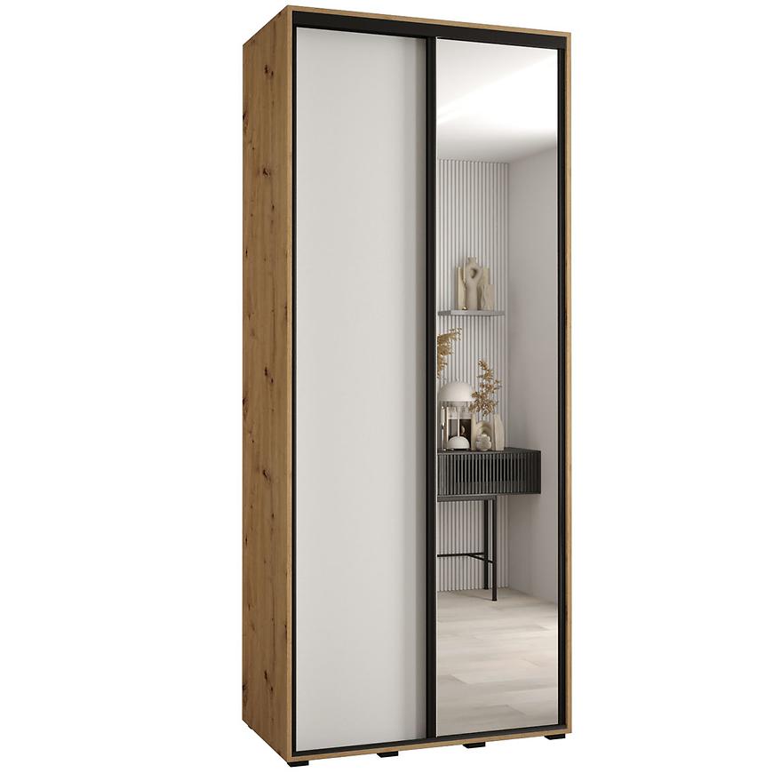 Skříň 45 Canaris 3 120 artisan/bílá/černá Baumax