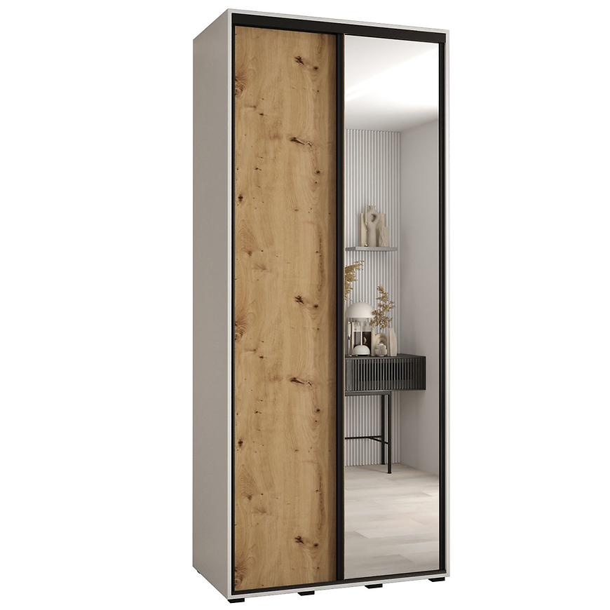 Skříň 45 Canaris 3 120 bílá/artisan/černá Baumax