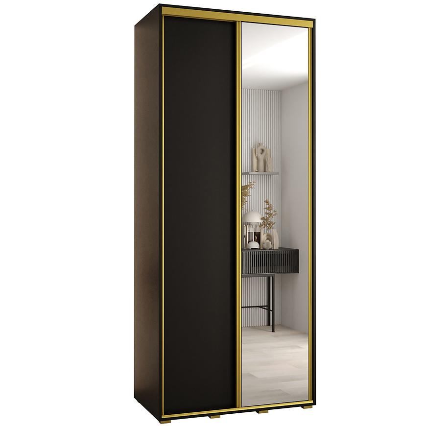 Skříň 45 Canaris 3 120 černá/gold Baumax