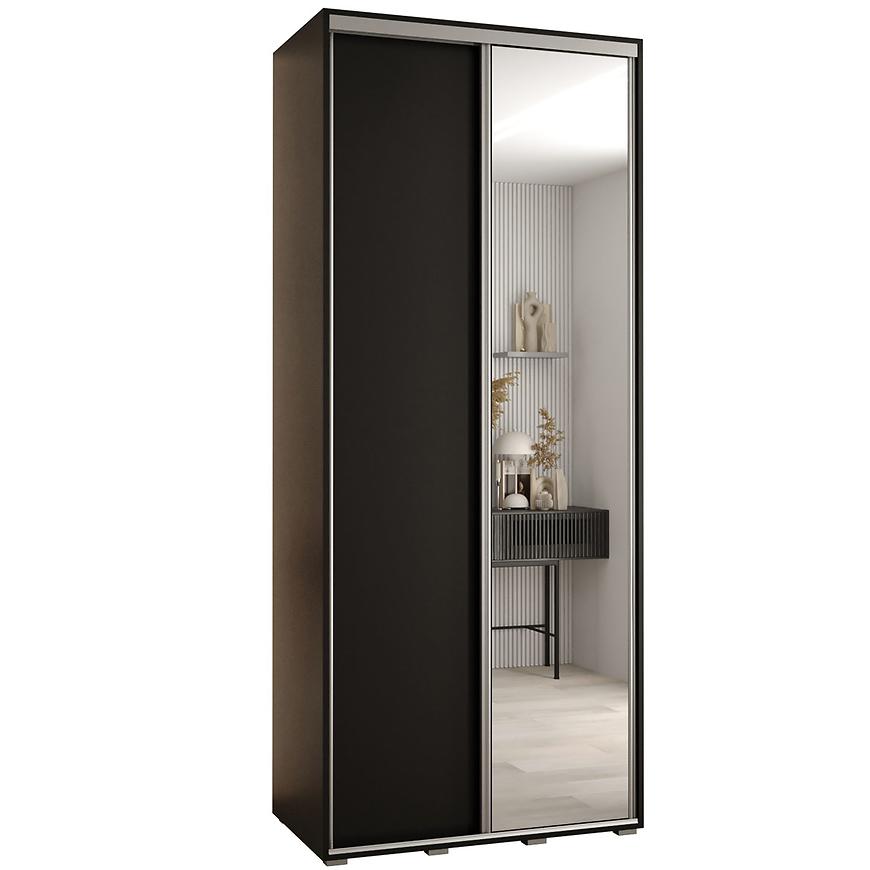 Skříň 45 Canaris 3 120 černá/silver Baumax