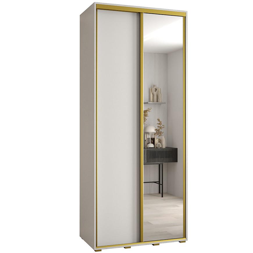 Skříň 45 Canaris 3 130 bílá/gold Baumax