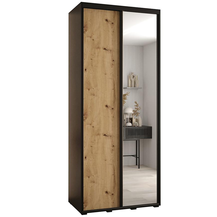 Skříň 45 Canaris 3 130 černá/artisan/černá Baumax