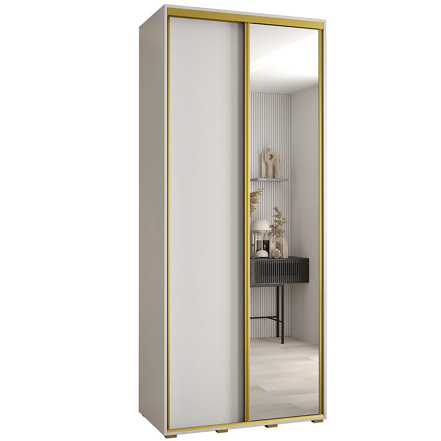 Skříň 45 Canaris 3 140 bílá/gold Baumax