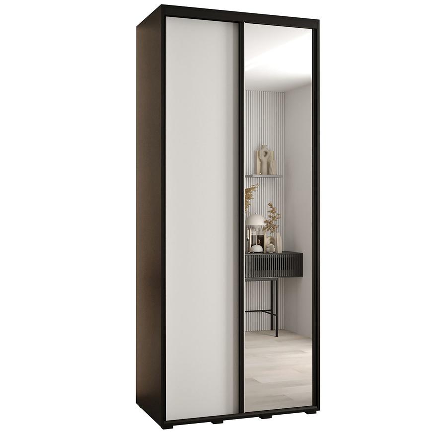 Skříň 45 Canaris 3 140 černá/bílá/černá Baumax