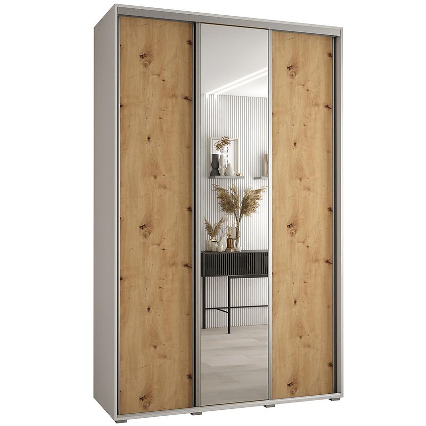 Skříň 45 Canaris 3 160 bílá/artisan/silver Baumax